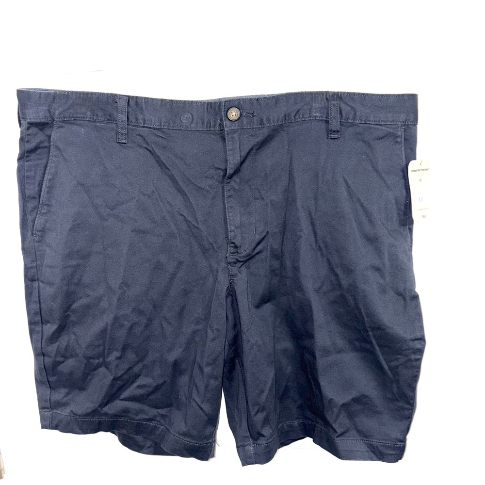George Men's Dark Blue Flat Front Shorts